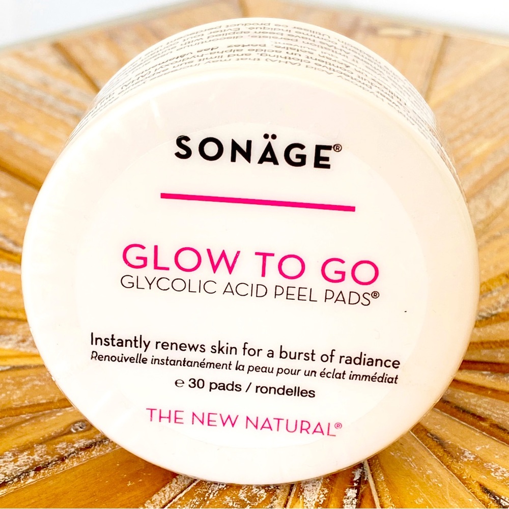 Sonäge Glow To Go Glycolic Acid Peel Pads